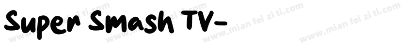 Super Smash TV字体转换